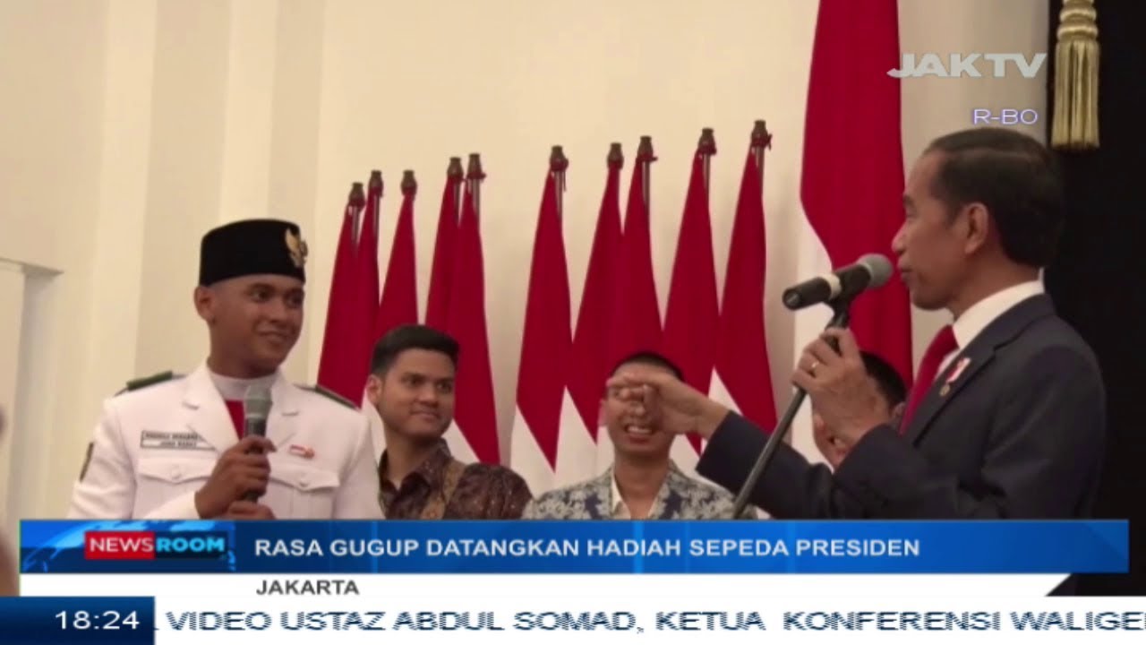 Rasa Gugup Datangkan Hadiah Sepeda Presiden kesehatan masyarakat ui