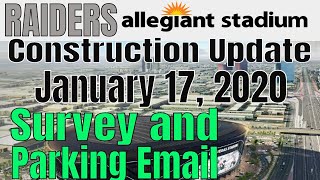 Las vegas raiders allegiant stadium construction update 01 17 2020