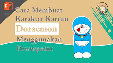 Gampang, Membuat Karakter Doraemon Menggunakan Power Point | Tutorial PPT