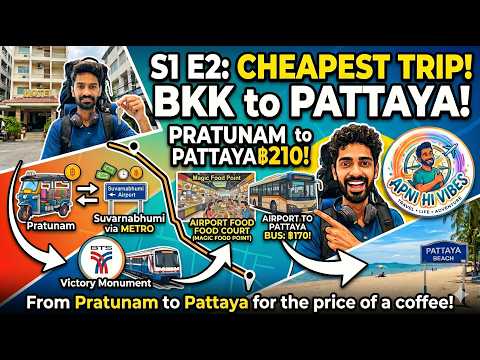 Budget Travel from Bangkok to Pattaya for $5!