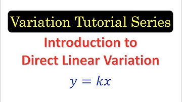 DLV1 Introduction to Direct Linear Variation