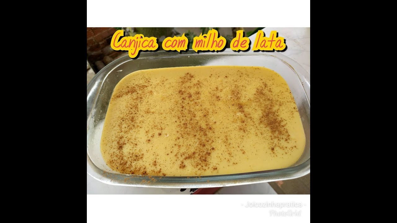CANJICA COM MILHO DE LATA