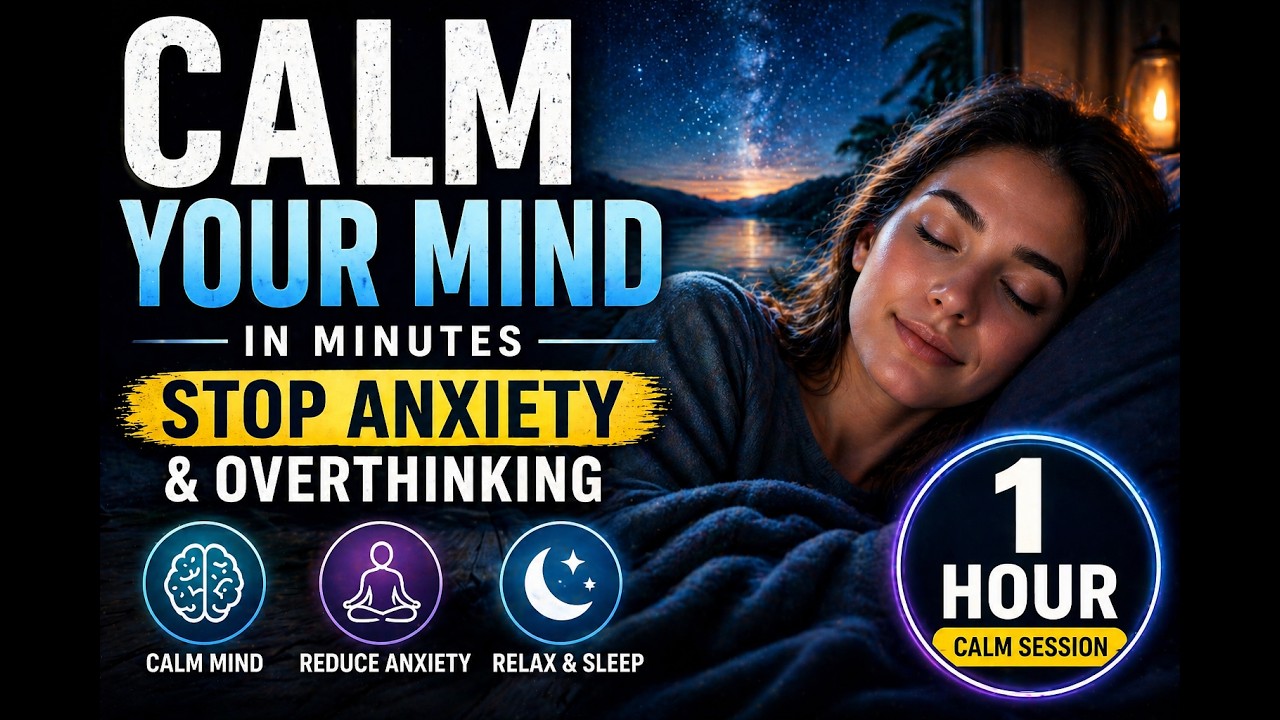 Calm Your Mind in Minutes — Stop Anxiety & Overthinking (1 Hour) - YouTube