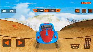 Mega Ramp Car Stunts Racing Impossible Tracks 3D - Vertical Mega Ramp - Android Gameplay