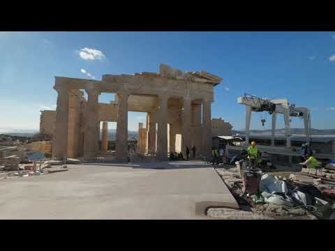 Σε εξέλιξη το έργο των διαδρομών στον βράχο της Ακρόπολης