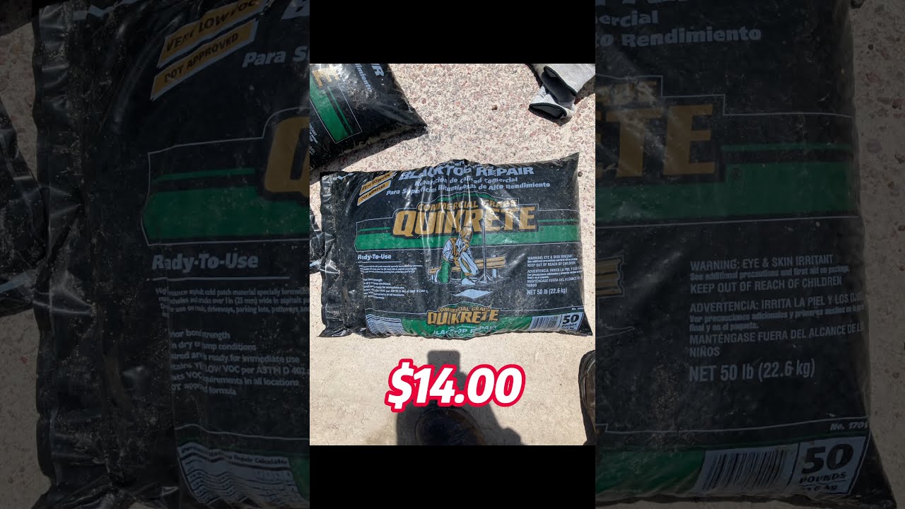 How To Repair A Pothole In Asphalt Tips Diy