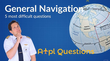 TOUGHEST 5 General Navigation questions from EASA ATPL Questions database! Captain Joe & Fabi