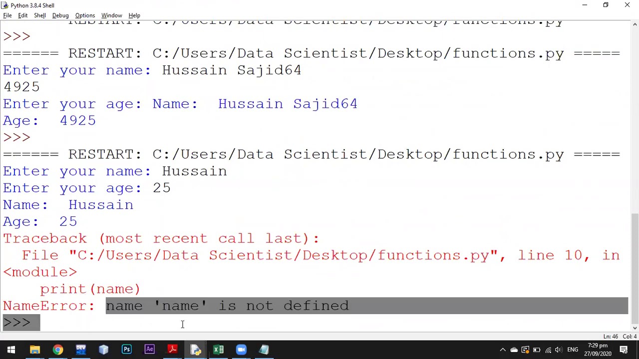 Python Functions discussion - YouTube