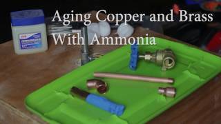 How to Age Copper and Brass with Ammonia