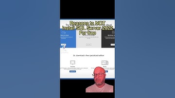 Wanna learn SQL Server or would like to learn about the latest version, SQL 2022 #Reasons