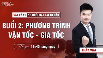 [Vật Lí 11] - Học lại từ đầu - Chương 1 - Buổi 2: Vận Tốc, Gia Tốc Trong Dao Động Điều Hòa