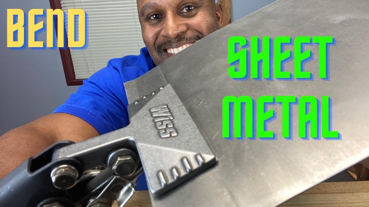 HOW TO BEND SHEET METAL WITHOUT A BRAKE YouTube