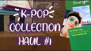 kpop collection haul - unboxing #1 (bts and seventeen)