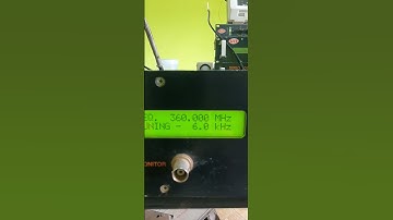Signal check with the Rigol DSA 815 and STL rx on 360MHz.