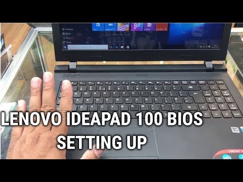 How To Get into Bios Lenovo Ideapad 100
