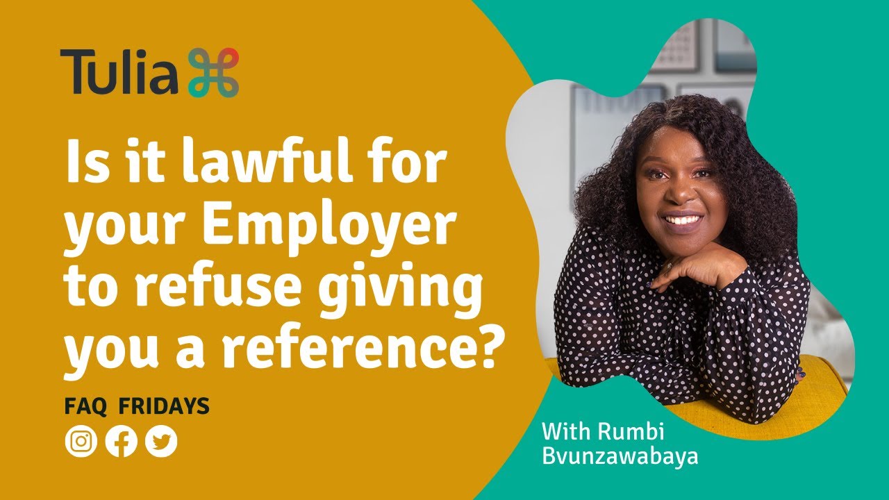 Is it lawful for your employer to refuse giving you a reference? - YouTube