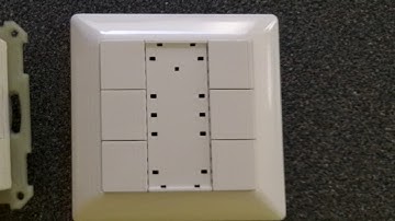 MDT Push Button 6-fold - BE-TA5506.G1 + JUNG AS500