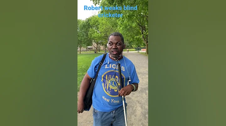 Robert weaks blind cricketer
