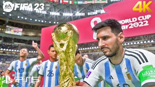 FIFA 23 - Argentina vs Germany - World Cup 2022 Qatar Final | PS 5™ [4K60]