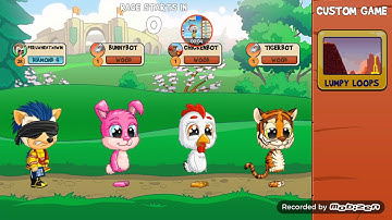 Fun Run Arena: Lumpy Loops best route "A" shortcuts