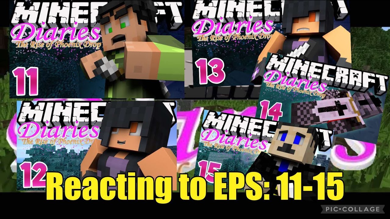 Reacting to Minecraft Diaries [EPS11-15] - YouTube