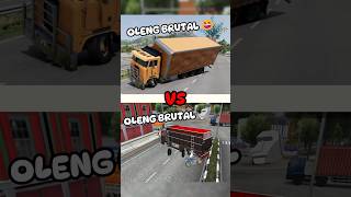 OLENG BRUTAL😆VS OLENG BRUTAL 🗿#ets2 #truk #bus