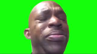 Black Guy Crying Meme - Green Screen