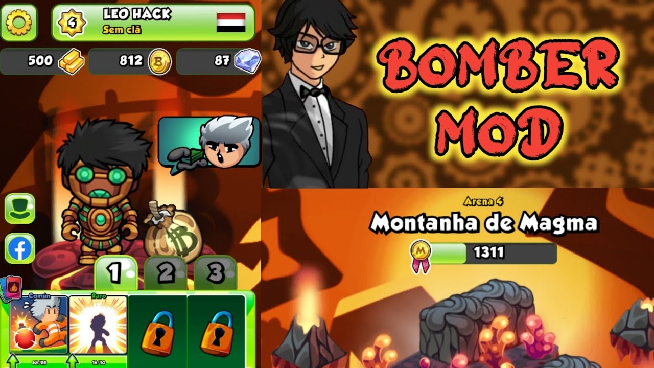 Bomber Friends Apk Mod Skin De Robô Nas Arenas 🤖