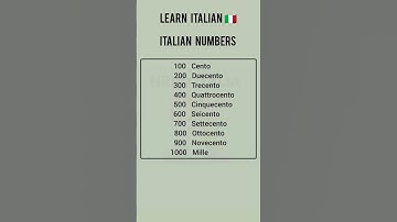 Italian Numbers | Simple way of Learning Italian | Learn Italian Easy Way  #learningitalian