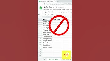 Split Text After Space on Google Sheet - Nxtgen Tips
