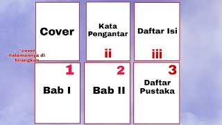 Cara membuat nomor Halaman di word berbeda (Romawi dan Angka)