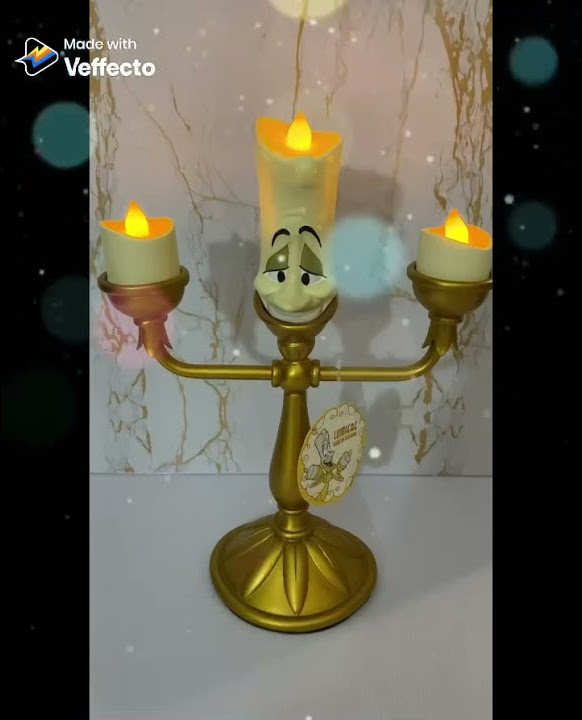 Disney Parks Exclusive Beauty and the Beast Light-Up Lumiere Candlestick  Figure