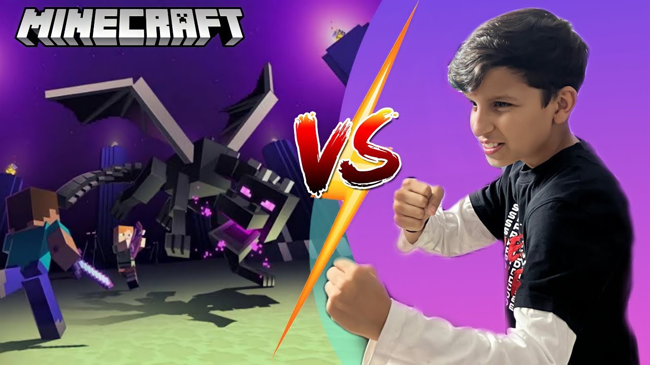 Piyush VS ENDER DRAGON  😨