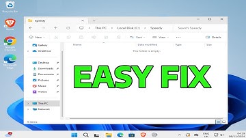 How To Fix Folder is Empty but Has Files and Shows Size in Windows