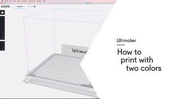 Ultimaker: How to print with two colors