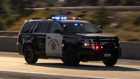 *YELP* CHP Truckee Units Responding Code 3 X3!
