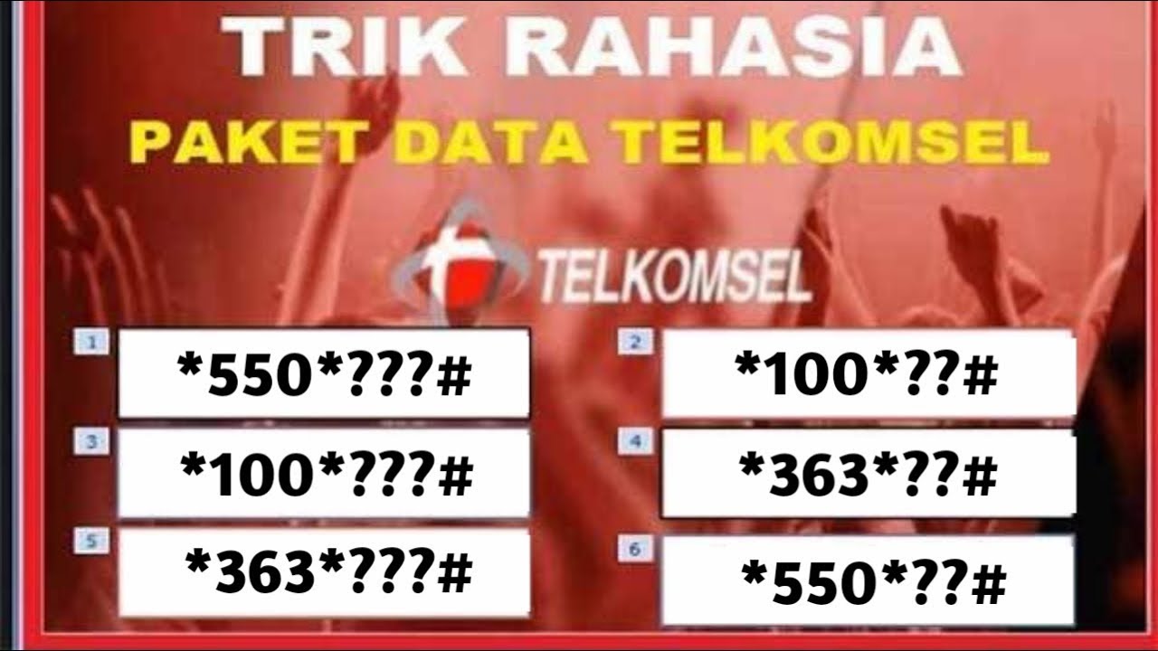 Viral Kode Dial Internet Rahasia Kartu Telkomsel Youtube