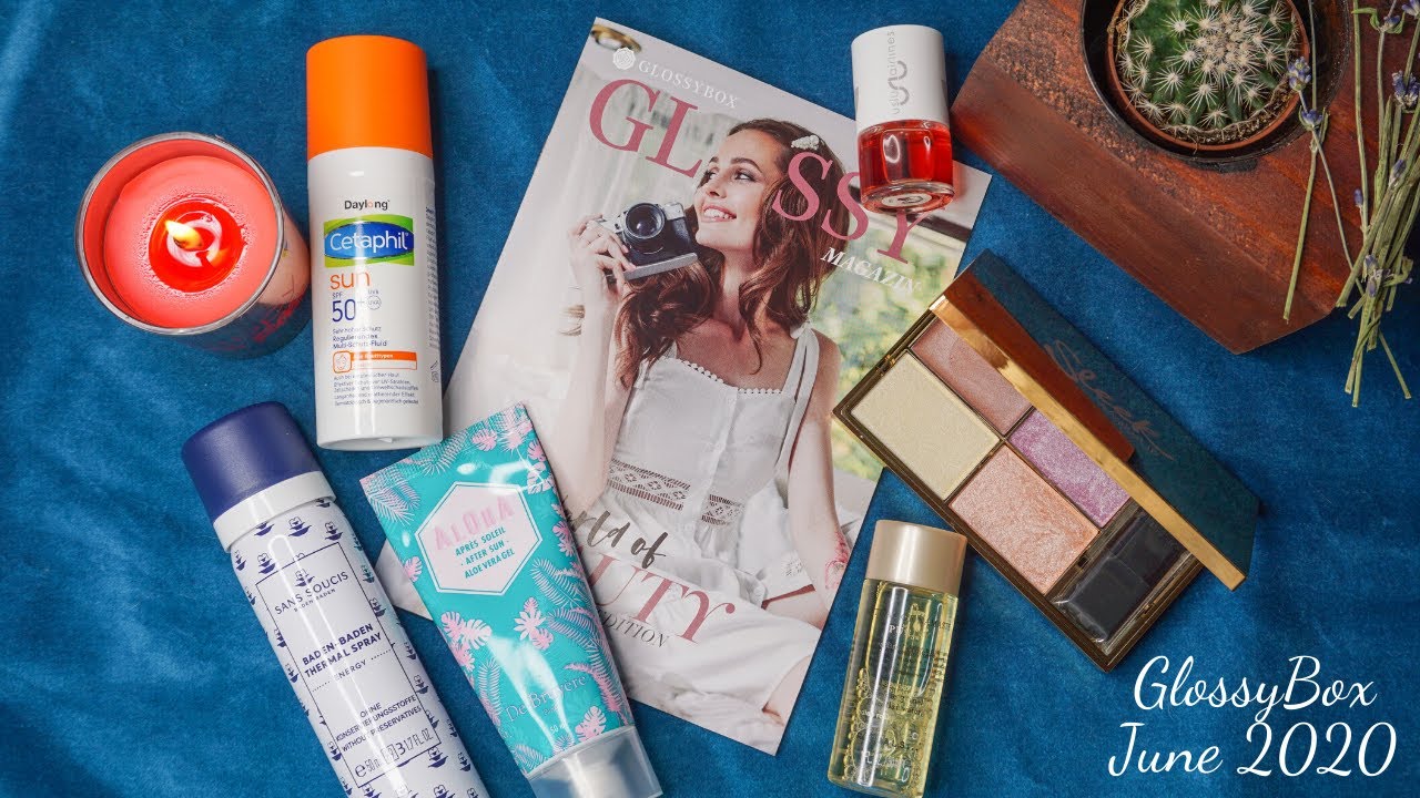 UNBOXING GLOSSYBOX JUNE 2020 BEAUTY SUBSCRIPTION BOX | WORLD OF BEAUTY | Make you Up by Ahi