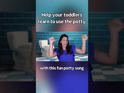 Make potty training fun! Potty training can be easy for toddlers! #toddlerlearning #pottytraining