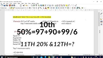 Tamilnadu state board 12th Mark Calculation(Demo)|Tamil|2021
