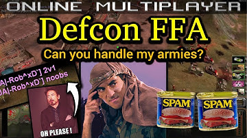 Defcon FFA - Stealth General - Pro Rules | C&C Generals Zero Hour | No Commentary