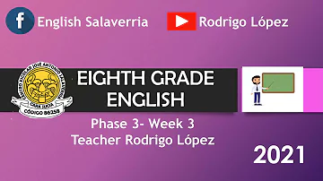 8th grade ENGLISH FASE 3 SEMANA 3