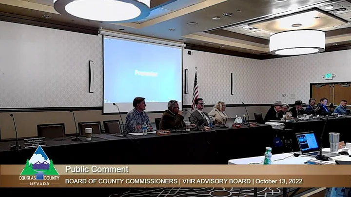 Board of County Commissioners and VHR Advisory Boa...