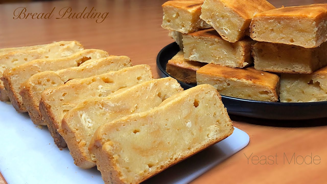 BREAD PUDDING Pinoy Leftover Bread Recipe - YouTube