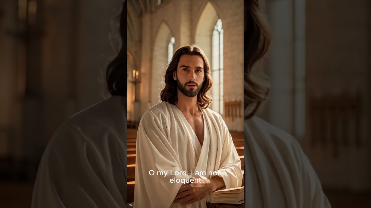 “Jesus Reads the Bible, Exodus Chapter  4   Verses 1 to 13”