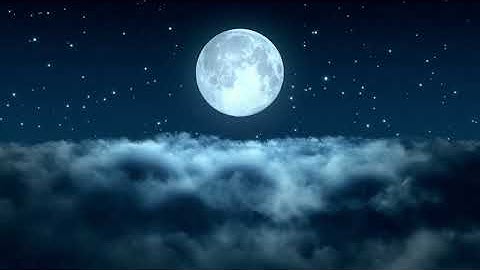 Flying Through Dense Clouds at Night | Video Effects