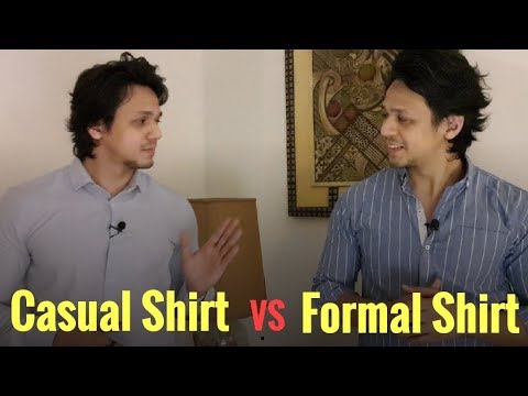 Casual Shirt VS Formal Shirt | 5 Differences | fit n