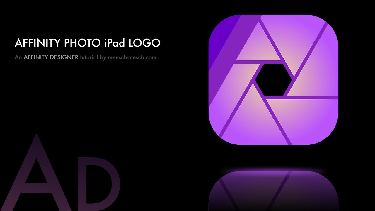 #13 Affinity Designer - Affinity Photo iPad Logo Tutorial [ DEUTSCH ...