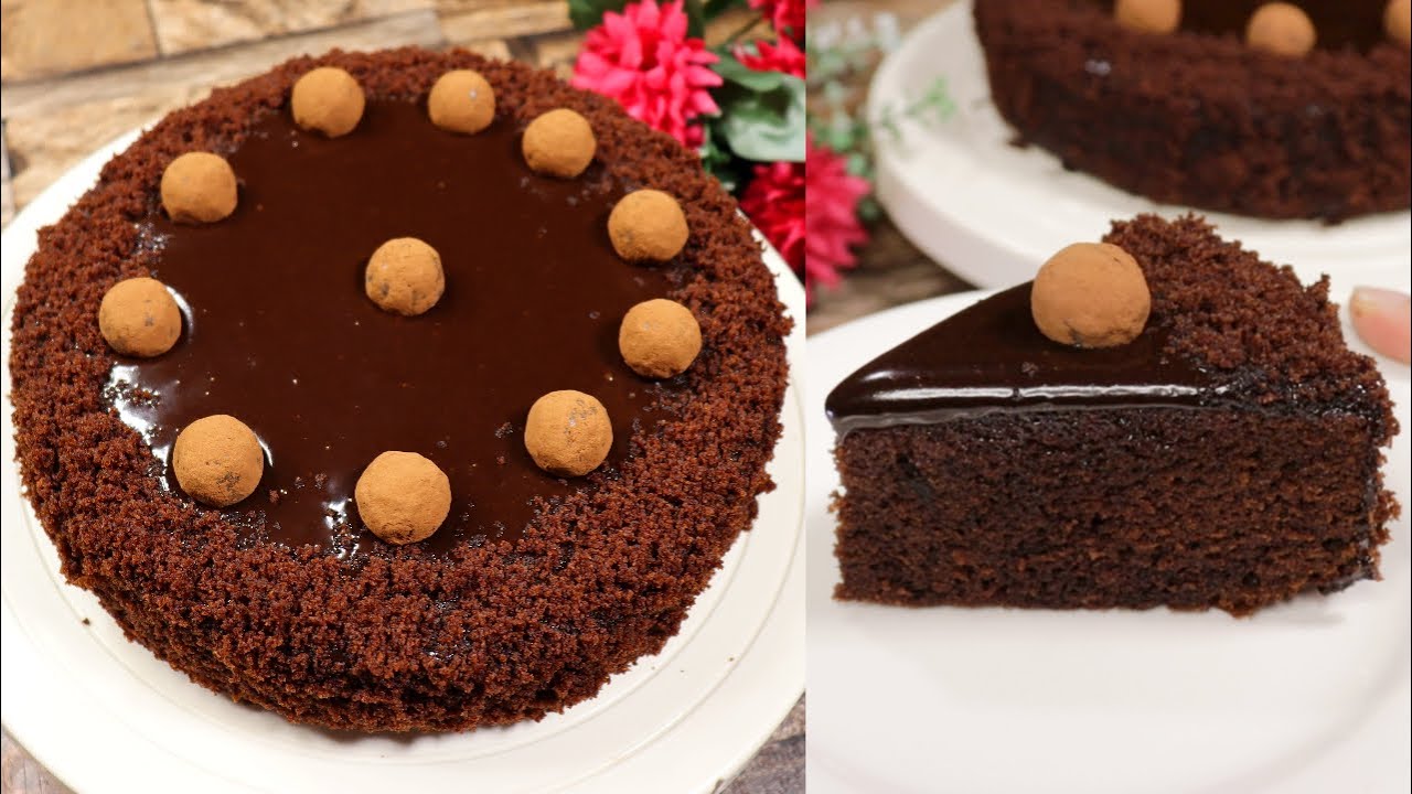 Chocolate Cake Recipe | Soft & Moist Chocolate Cake Recipe | Quick ...