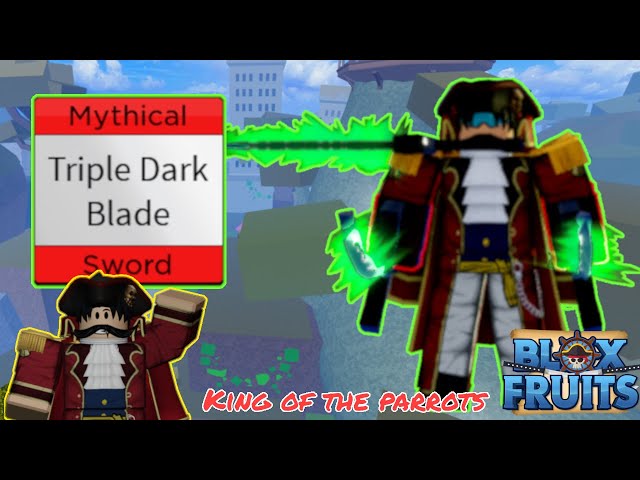 True Triple Dark Blade - Roblox